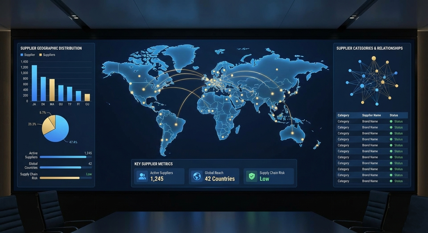 Supplier Management Dashboards